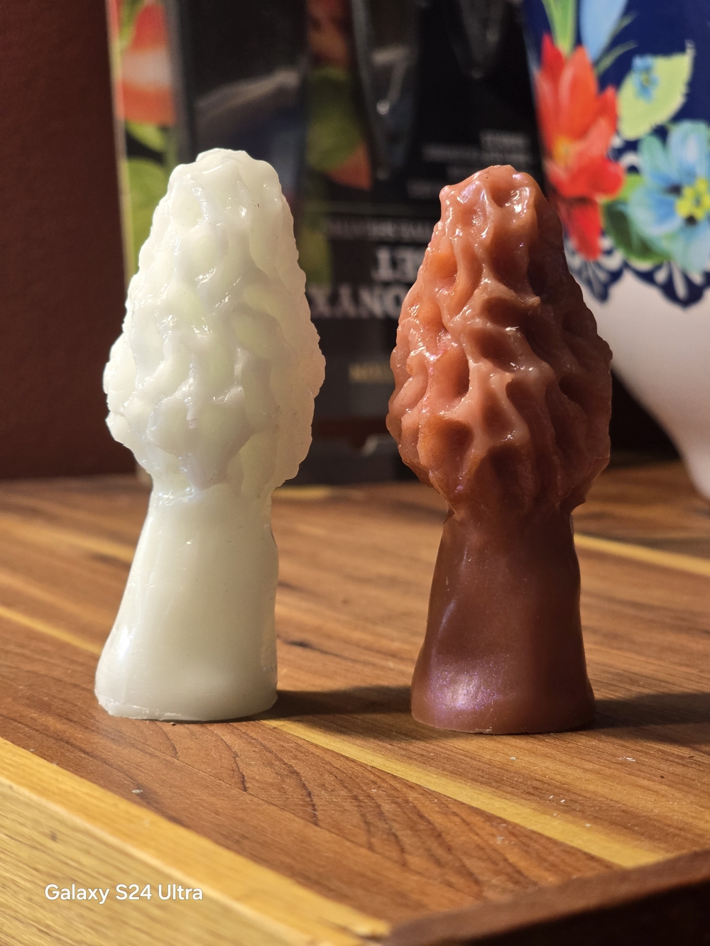 Decorative Beeswax Morel Mushroom
